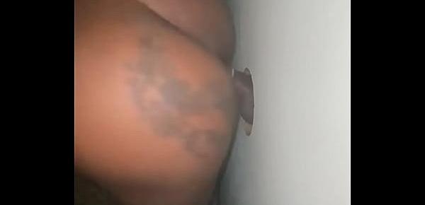 Black Maling Ass Xxx - Black gloryhole slut with phat ass making a stranger bbc cum 2603 Porn  Videos